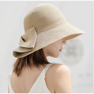 帽子　ハット　麦わら帽子　レディース　UVカット　折り畳み　小道具　文化祭(麦わら帽子/ストローハット)