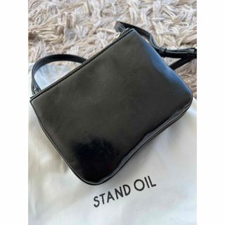 スタンドオイル　ショルダー財布　ブラック(ショルダーバッグ)