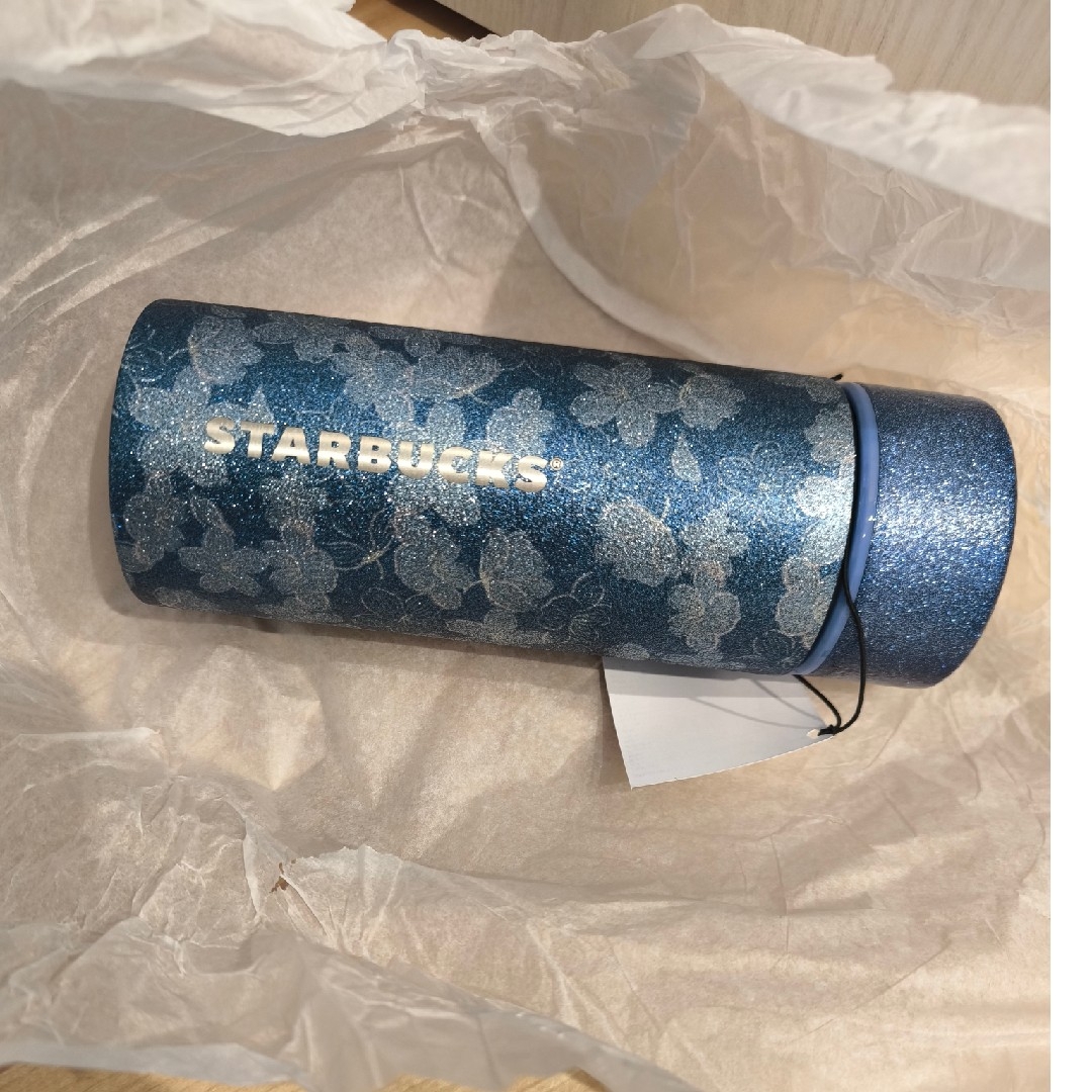 Starbucks - SAKURA2025ステンレスボトルグリッターナイトブルー Starbucks - SAKURA2025ステンレスボトルグリッターナイトブルー