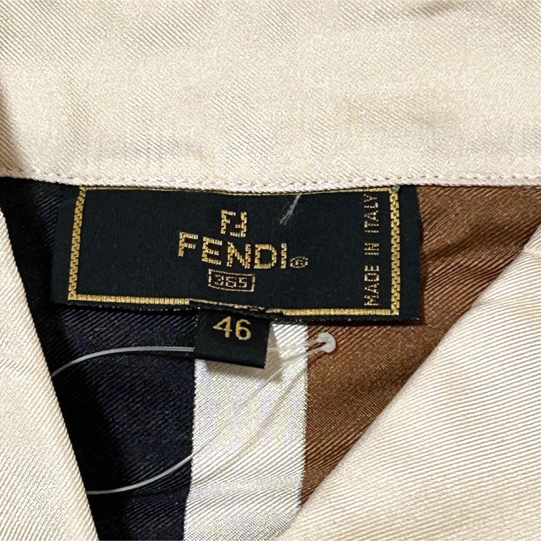 FENDI - 未使用 タグ付 ✨FENDI ブラウス 長袖シャツ ズッカ柄 FENDI - 未使用 タグ付 ✨FENDI ブラウス 長袖シャツ ズッカ柄