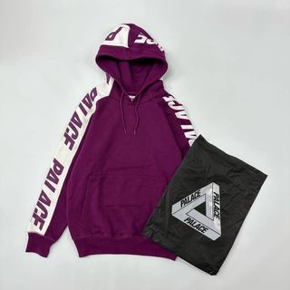 パレス(PALACE)のPALACE ラージ アップ フード ロゴ プルオーバー パーカー パープル S(パーカー)