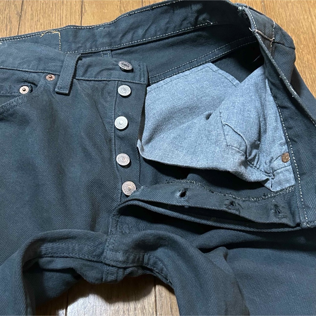 Levi's(リーバイス)のUSA製W78-股下76cm！リーバイス501古着カットオフジーンズ後染め耳無し メンズのパンツ(デニム/ジーンズ)の商品写真