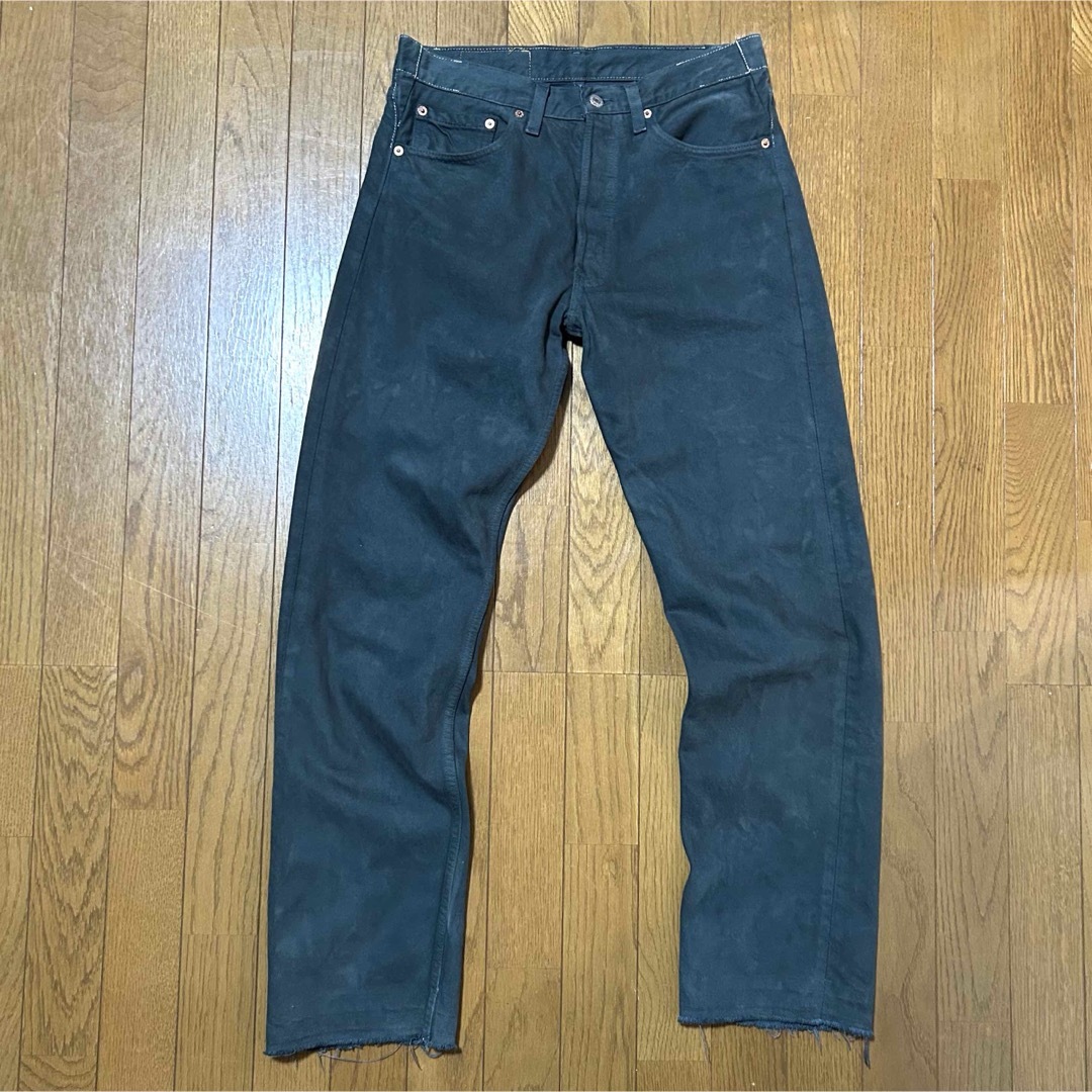 Levi's(リーバイス)のUSA製W78-股下76cm！リーバイス501古着カットオフジーンズ後染め耳無し メンズのパンツ(デニム/ジーンズ)の商品写真