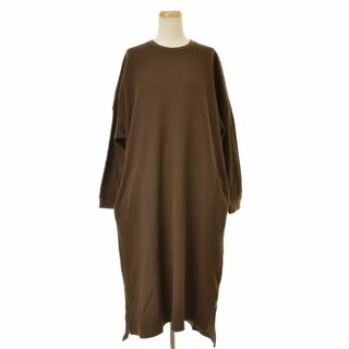 【HARVESTY】A51902 TC WAFFLE LONG DRESS TCワッフル ロングワンピース長袖ワンピース(ロングワンピース/マキシワンピース)