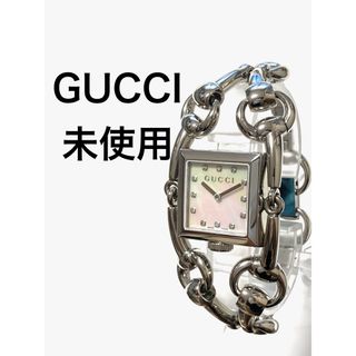 GUCCI - グッチ 6400L レディース腕時計 白文字盤 バングル GUCCI - グッチ 6400L レディース腕時計 白文字盤 バングル