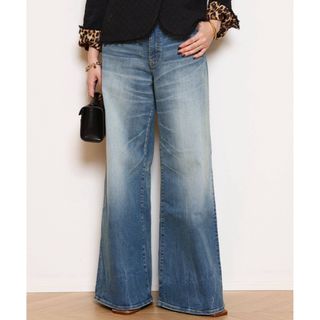 DEUXIEME CLASSE - ホワイト タックバギーデニム EVERYDAY I DEUXIEME CLASSE - ホワイト タックバギーデニム EVERYDAY I