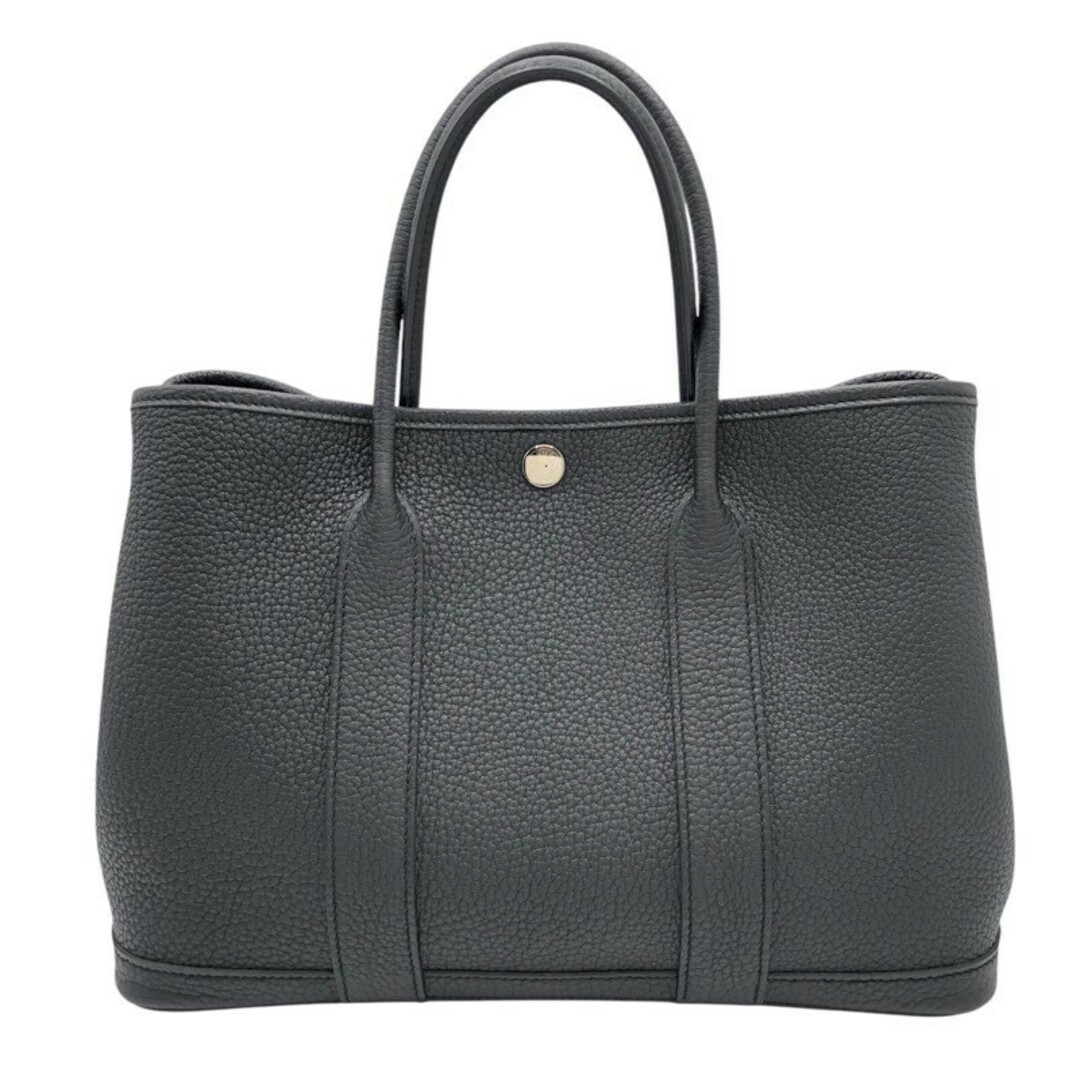 HERMES - 　エルメス HERMES ガーデンパーティTPM U刻 ブラック ネゴンダ レディース ハンドバッグ