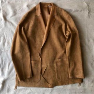 COMOLI - 希少 24ss コモリ comoli レザージップブルゾン サイズ COMOLI - 希少 24ss コモリ comoli レザージップブルゾン サイズ