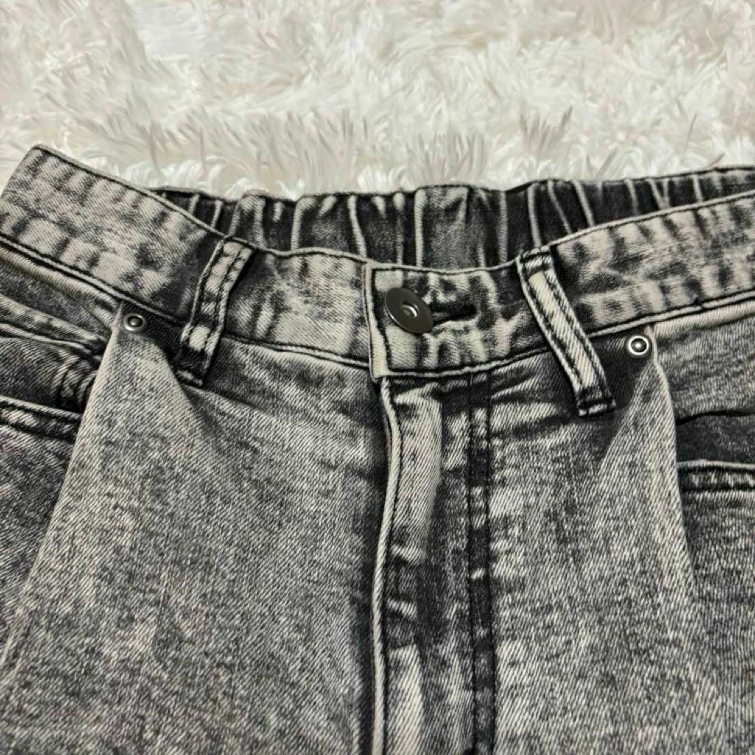 WingLesiage(ウィングレシアージュ)のWINGLE ZODIAC SIGN DENIM PANTS BLACK レディースのパンツ(カジュアルパンツ)の商品写真
