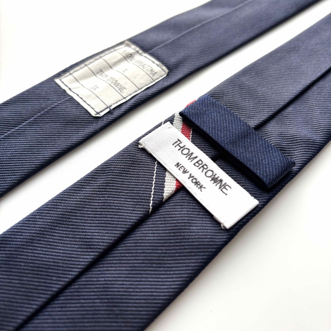 THOM BROWNE - ꧁極美品꧂ トムブラウン ネクタイ ナロータイ THOM BROWNE - ꧁極美品꧂ トムブラウン ネクタイ ナロータイ