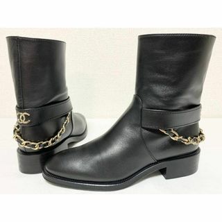 CHANEL - 極美品 CHANEL シャネル ロングブーツ ココマーク 靴 CHANEL - 極美品 CHANEL シャネル ロングブーツ ココマーク 靴