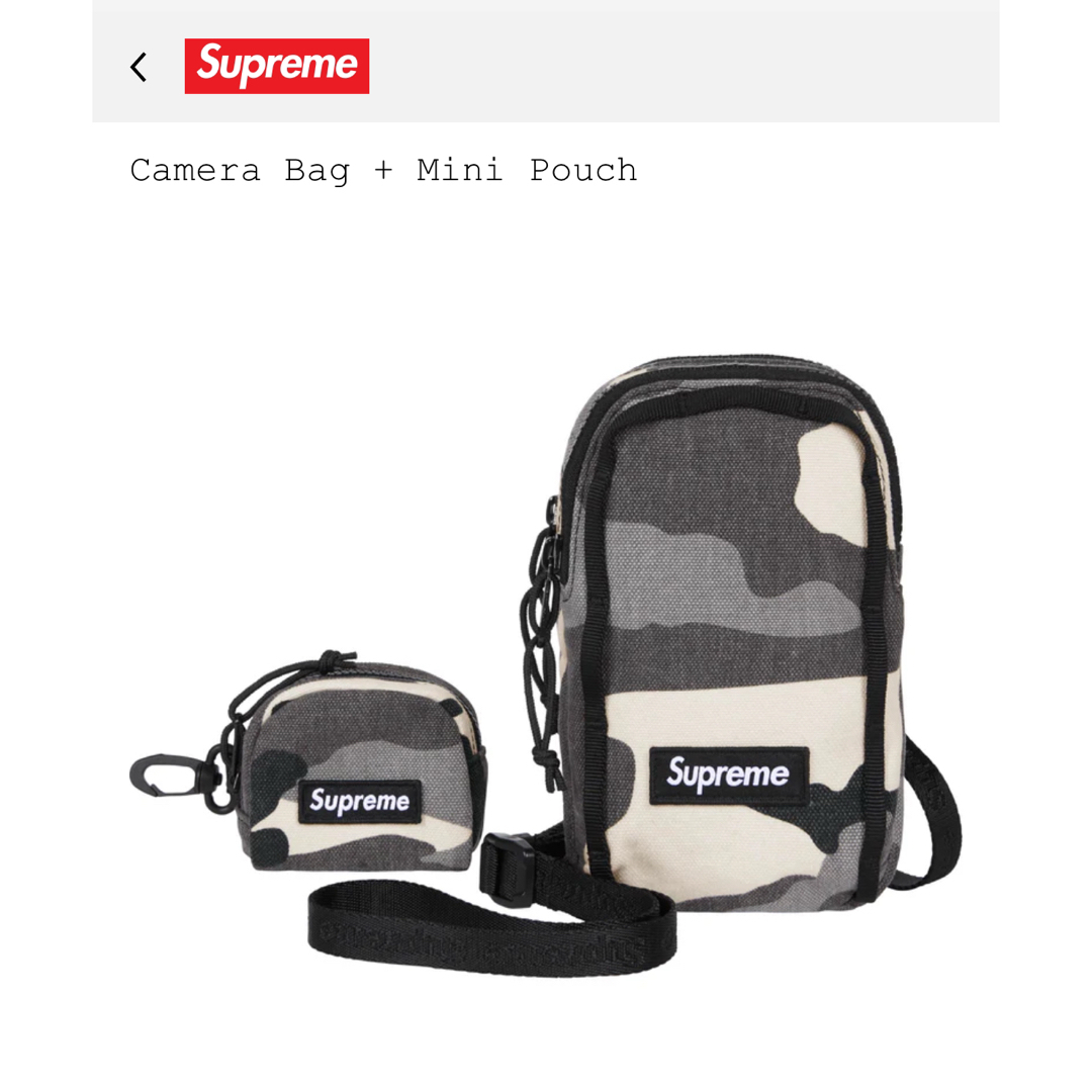 新品 10SS Supreme Camera Bag レオパード シュプリーム(【楽天 新品 10SS Supreme Camera Bag レオパード シュプリーム(【楽天
