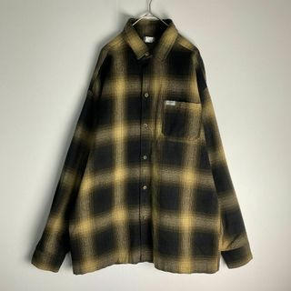 カルトップ(CALTOP)の美品　カルトップ　長袖シャツ　オンブレチェック　caltop USA製(シャツ)