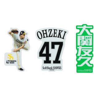 フクオカソフトバンクホークス(福岡ソフトバンクホークス)の福岡ソフトバンク　大関選手　ステッカー　プレイヤーズステッカー(スポーツ選手)