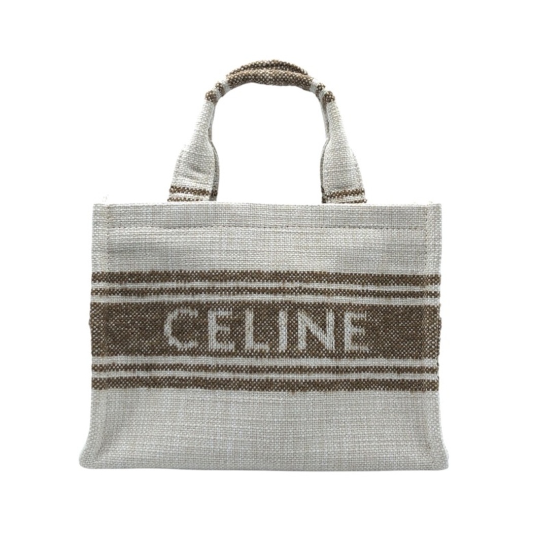 CELINE - 　セリーヌ CELINE スモールカバダイス 199162 タバコ・タン キャンバス レディース ショルダーバッグ