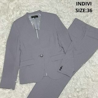 INDIVI - ♥INDIVI♥ 新品 セットアップ パンツスーツ ライト INDIVI - ♥INDIVI♥ 新品 セットアップ パンツスーツ ライト