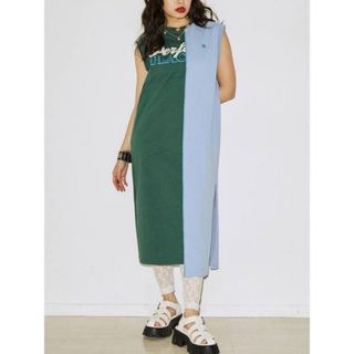 ジュエティ(jouetie)の【新品未使用】jouetie×Champion☆リメイクワンピース☆コラボ(ロングワンピース/マキシワンピース)