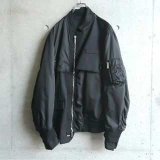 sacai - sacai ma-1 サイズ3 ボンバージャケット 綾野剛着用の sacai - sacai ma-1 サイズ3 ボンバージャケット 綾野剛着用の
