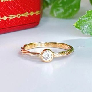 【限定販売】 【新品仕上げ】カルティエ - Cartier ツイスト スリー ダイヤ アクセサリー