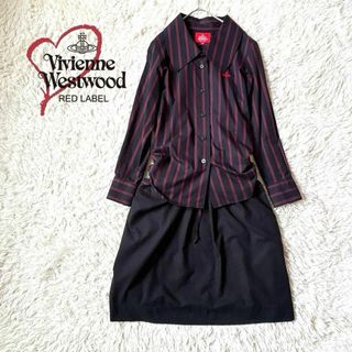 Vivienne Westwood(ストライプ ・ ひざ丈ワンピース)のフリマ Vivienne Westwood(ストライプ ・ ひざ丈ワンピース)のフリマ