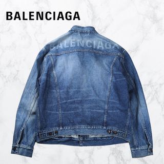 BALENCIAGA(Gジャン/デニムジャケット ・ ブルー・ネイビー BALENCIAGA(Gジャン/デニムジャケット ・ ブルー・ネイビー