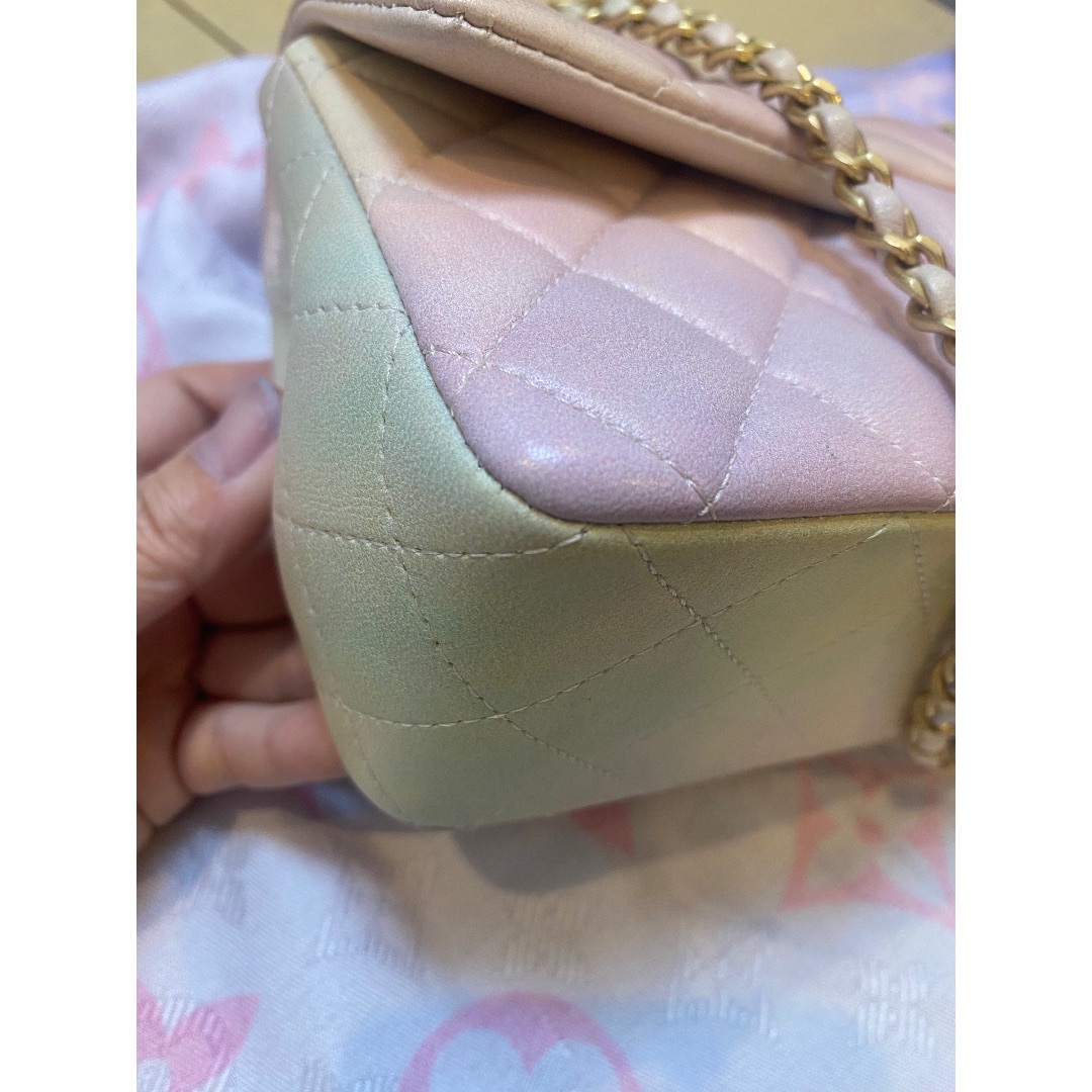 CHANEL トップハンドルミニフラップバッグ