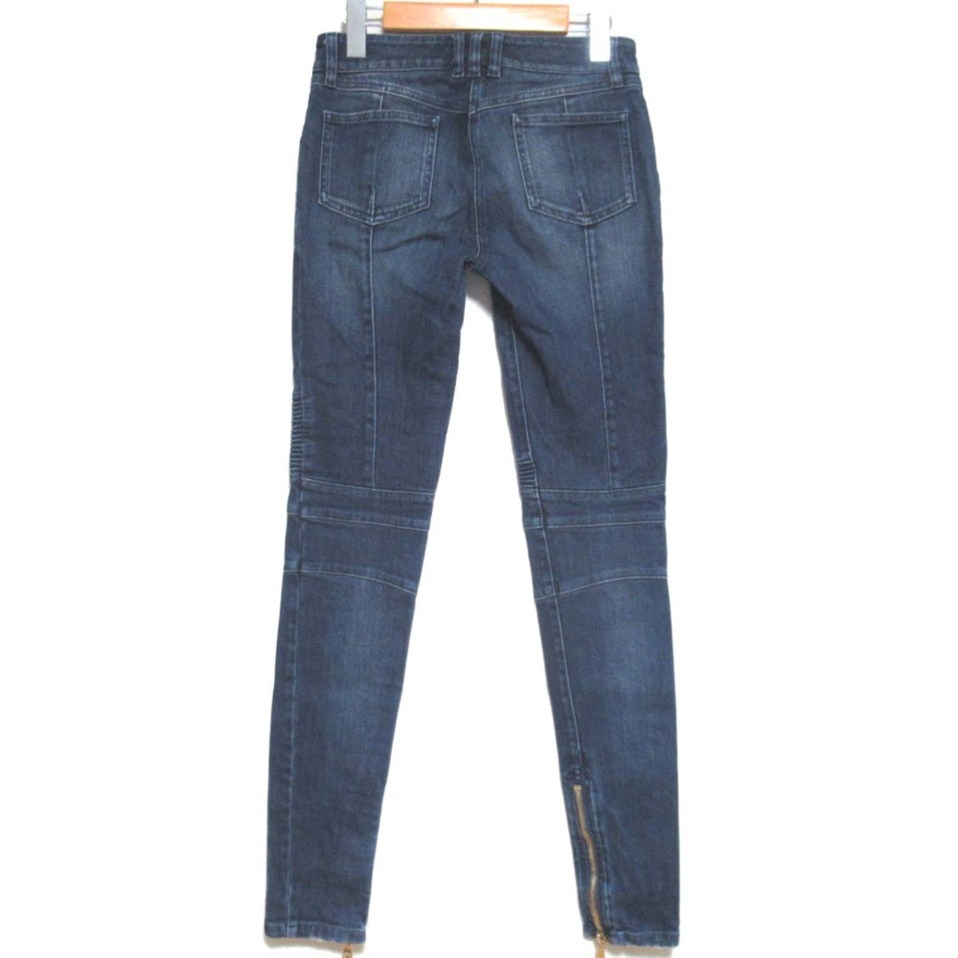 BALMAIN - 美品 BALMAIN バルマン 裾ジップ スキニー バイカー BALMAIN - 美品 BALMAIN バルマン 裾ジップ スキニー バイカー