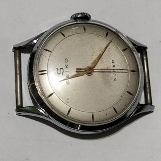 SEIKO 捲し上げる Canon ダブルネーム 希少 不動品 アンティーク SEIKO 捲し上げる Canon ダブルネーム 希少 不動品 アンティーク