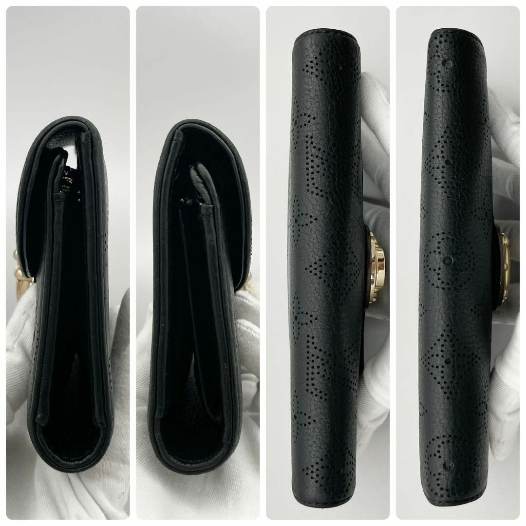 極美品☆定価12万☆ルイヴィトン マヒナ アメリア 長財布