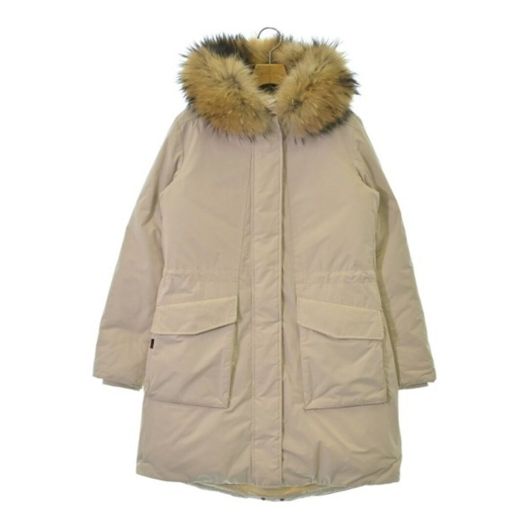 WOOLRICH - WOOLRICH ウールリッチ ダウンコート S オフホワイト 【古着】【中古】