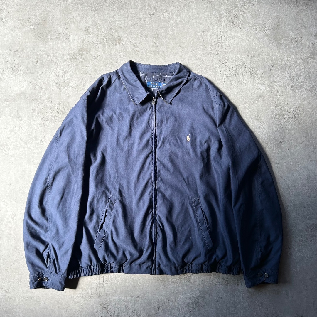 Ralph Lauren - 00s ラルフローレン スウィングトップ/ブルゾン ネイビー 3XL チンスト