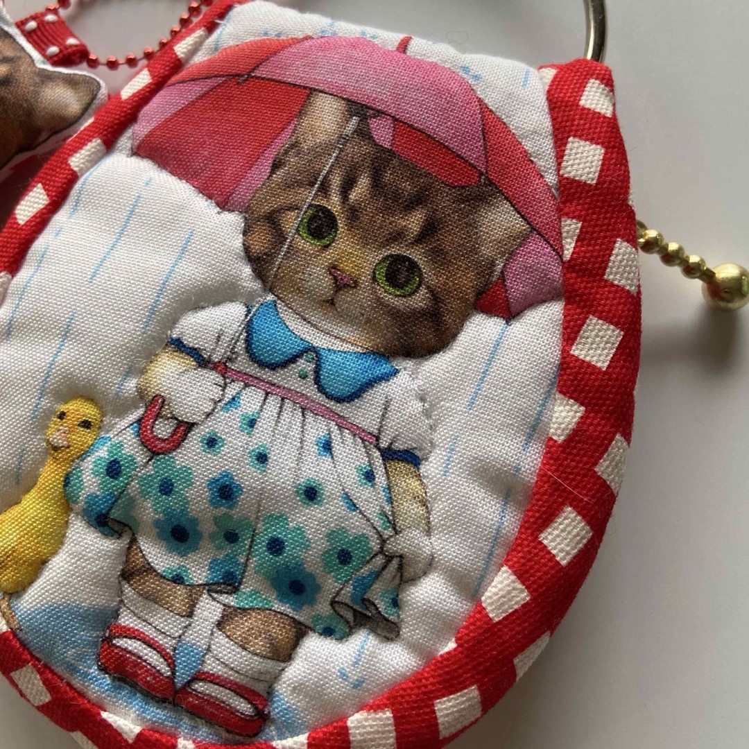 キーリングポーチ ハンドメイドのファッション小物(キーケース/名刺入れ)の商品写真