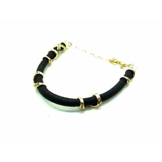 スワロフスキー(SWAROVSKI)の■美品■ SWAROVSKI スワロフスキー ラインストーン ブレスレット アクセサリー レディース ブラック系×ゴールド系 DH1816(その他)