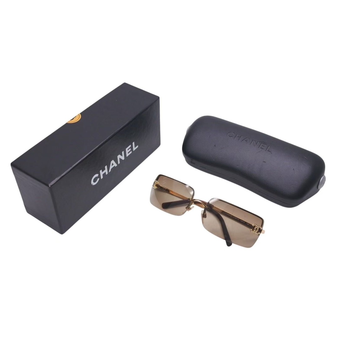 CHANEL - 極美品 CHANEL シャネル リムレス サングラス 4104-B c CHANEL - 極美品 CHANEL シャネル リムレス サングラス 4104-B c
