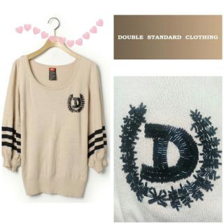 ダブルスタンダードクロージング(DOUBLE STANDARD CLOTHING)の本日のみお値下げ☆ダブルスタンダード長袖ニット(ニット/セーター)