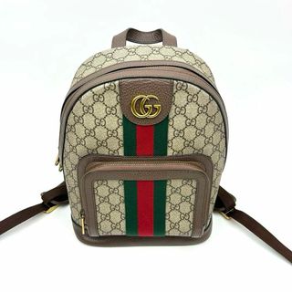 GUCCI - GUCCI グッチ リュックサック スエード レザー バンブー GUCCI - GUCCI グッチ リュックサック スエード レザー バンブー
