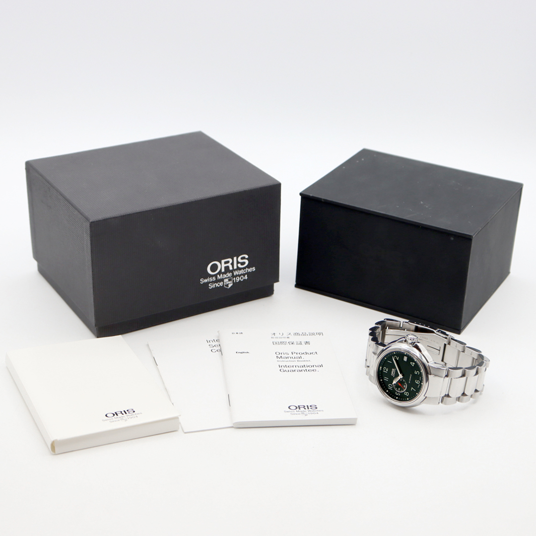 ORIS - ORIS オリス 7496 デイト スモールセコンド 裏スケ 黒 ORIS - ORIS オリス 7496 デイト スモールセコンド 裏スケ 黒