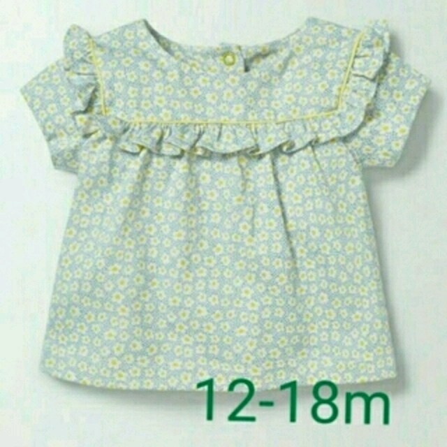 PETIT BATEAU(プチバトー)の【Boden】プリティプリントTシャツ キッズ/ベビー/マタニティのベビー服(~85cm)(Ｔシャツ)の商品写真