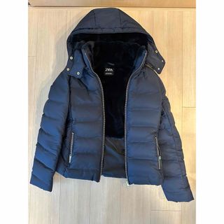 ZARA - ザラ WIND PROTECTION セミロング丈フード付きダウン ZARA - ザラ WIND PROTECTION セミロング丈フード付きダウン