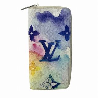 ルイヴィトン Louis Vuitton ウォーターカラー ジッピーウォレット ヴェルティカル M80499 長財布 メンズ 送料無料 【中古】【あす楽】(財布)