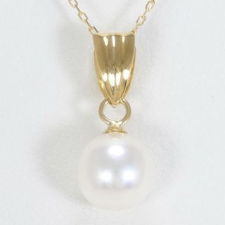 K18 18金 YG イエローゴールド ネックレス パール(真珠) 総重量約1.1g 約40cm ジュエリー 中古 送料無料 新品同様 【中古】【あす楽】 ギフトラッピング無料(ネックレス)