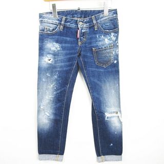 DSQUARED2 - dsquared2 レディースジーンズ34 赤パッチの通販 DSQUARED2 - dsquared2 レディースジーンズ34 赤パッチの通販