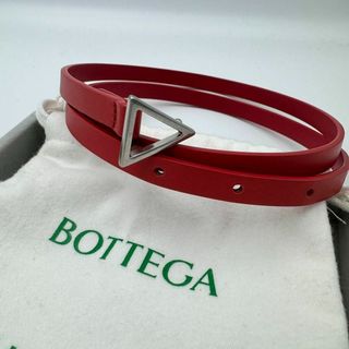 BOTTEGA VENETA - ボッテガヴェネタ ベルト レザー グリーン BOTTEGA VENETA - ボッテガヴェネタ ベルト レザー グリーン