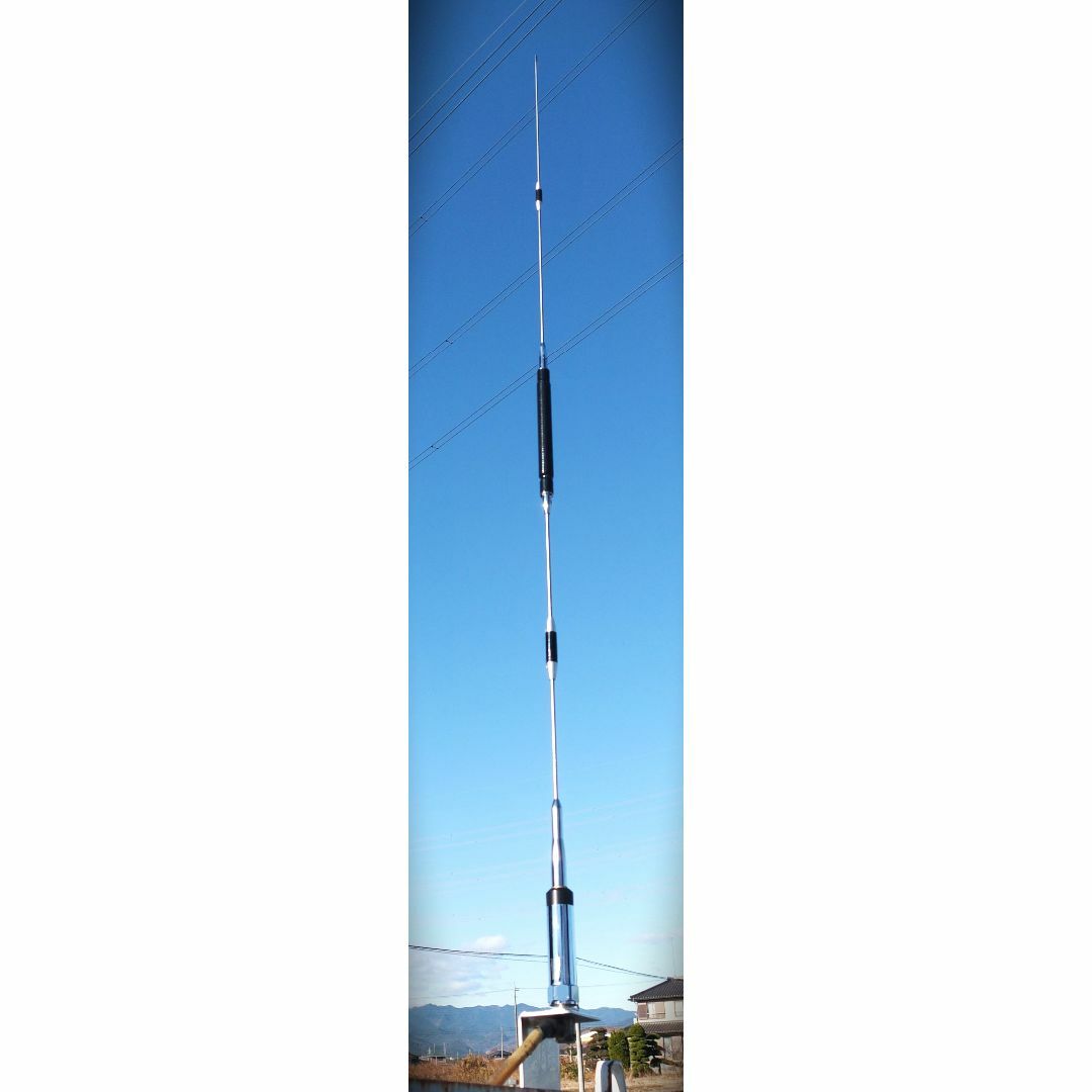AM【送料込】 ★センターローディングアンテナ25-30MHz 1/4λ★