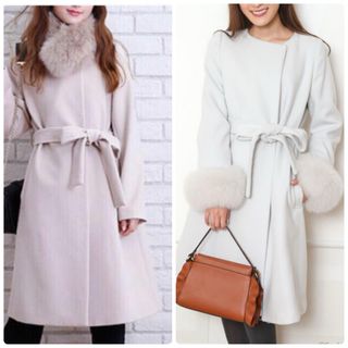 Apuweiser-riche - ウエストマークパフィコート♡Sの通販 by R Apuweiser-riche - ウエストマークパフィコート♡Sの通販 by R