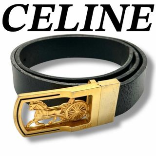 CELINE - セリーヌバイエディスリマン スクエアバックルレザー CELINE - セリーヌバイエディスリマン スクエアバックルレザー