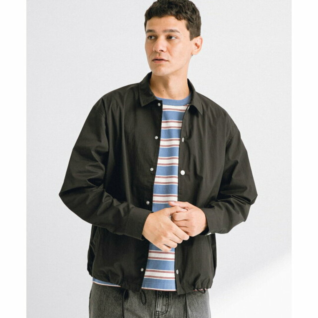 Sonny Label(サニーレーベル)の【ブラック】撥水シャツカーディガン メンズのジャケット/アウター(その他)の商品写真
