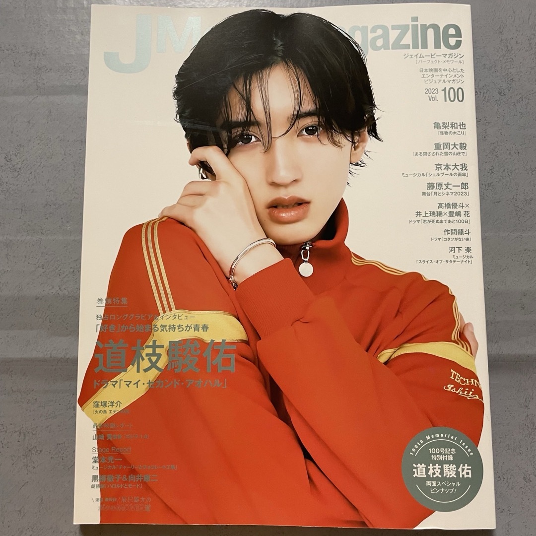 なにわ男子(ナニワダンシ)の【美品】J Movie Magazine vol.100 道枝駿佑 なにわ男子 エンタメ/ホビーの雑誌(アート/エンタメ/ホビー)の商品写真