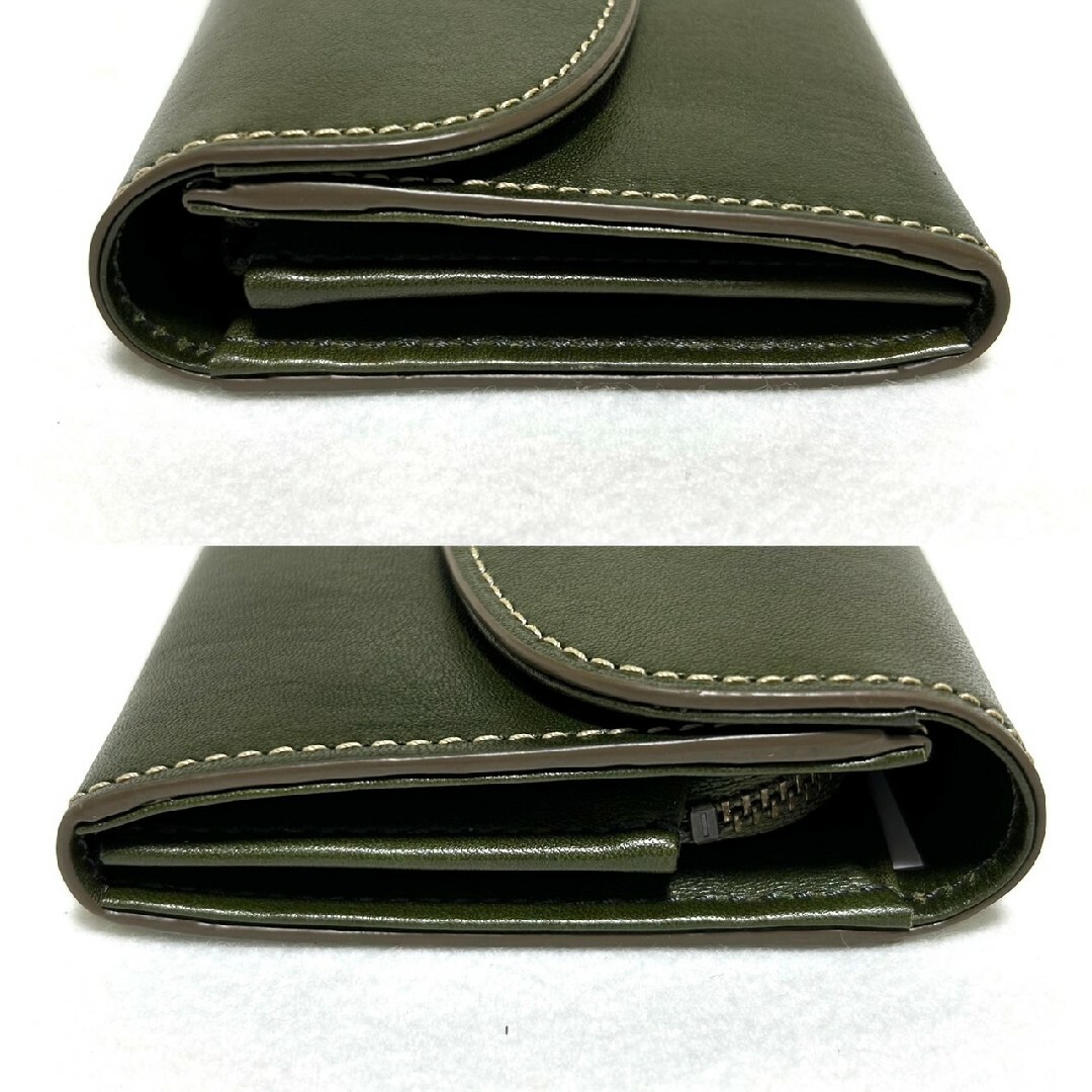 Dakota(ダコタ)の極美品 ダコタ ゆべし コラボ 長財布　トゥリパーノ グリーン フラップ レディースのファッション小物(財布)の商品写真