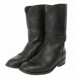CHANEL - 【美品】シャネル・ヒールミドルブーツ・スエード CHANEL - 【美品】シャネル・ヒールミドルブーツ・スエード